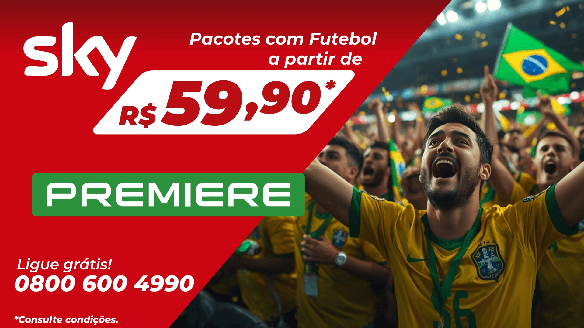 Assine SKY com Adesão de apenas R$ 1,90 e ganhe 1 mês de Telecine. Aproveite!
