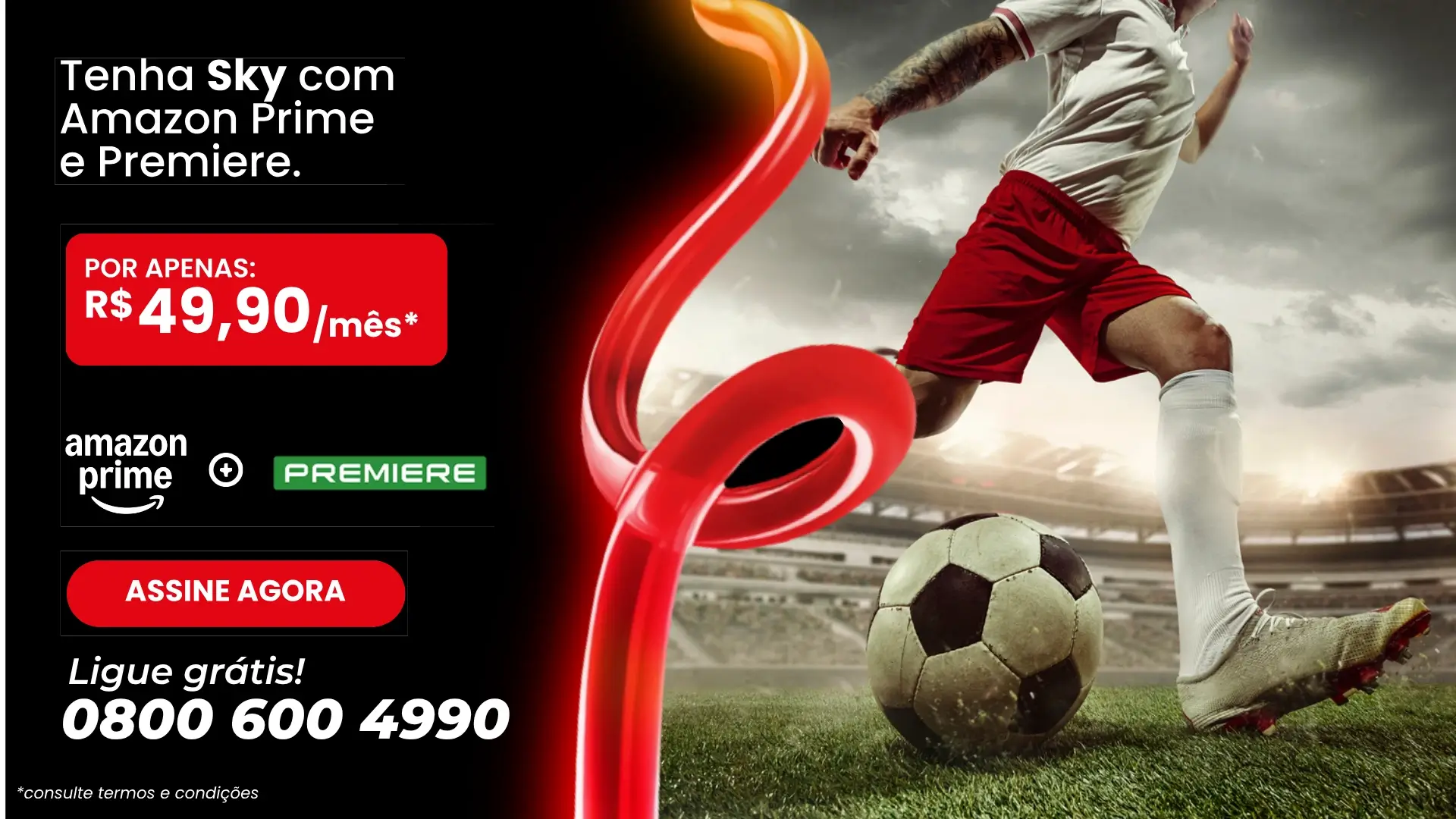 Assine SKY com Premiere por apenas R$ 49,90. Aproveite!