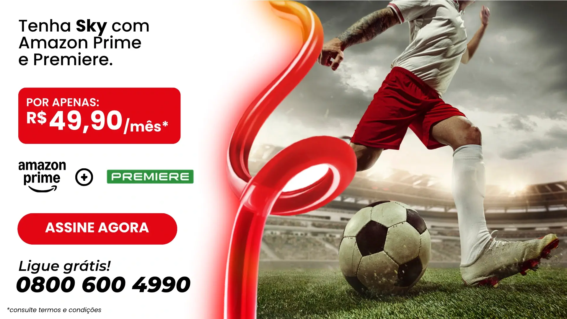 Assine SKY com Premiere por apenas R$ 49,90. Aproveite!